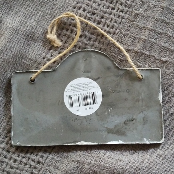 NWT Ceramic "Bless this Garden" Sign She Shed - Picture 2 of 2